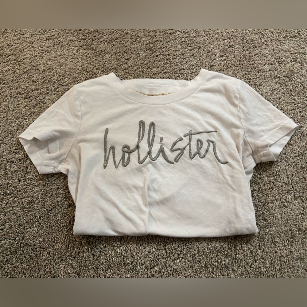 White size small Hollister T-shirt